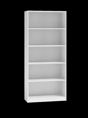 Produktbild von Klassisches Bücherregal Onyx mit 5 Fächern, Breite: 60 cm