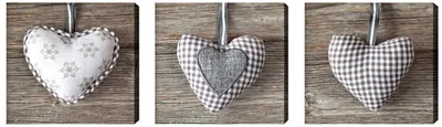 Immagine prodotto di Tela Cuore Grigio 20X60