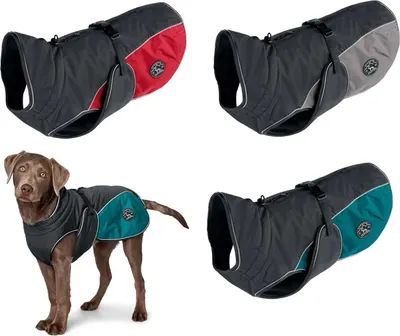 Produktbild von Hunter Hundemantel Uppsala Cozy, Größe:25 cm, Farbe:anthrazit/rot