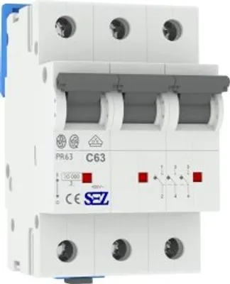 Image de SEZ Interrupteur LS C63A 3 pôles 10kA VDE Disjoncteur Fusible Automatique
