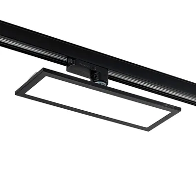 Produktbild von Arcchio LED-Panel Hairis, schwarz, 3.000 K, 30 cm, 3-Phasen