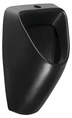 Produktbild von SCHWARN Keramik-Urinal, Zulauf oben, Schwarz matt