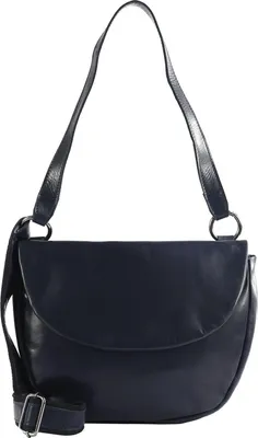 Produktbild von HAROLD'S Leder Umhängetasche Schultertasche Caugio Handbag Double Dark Blue dunkelblau