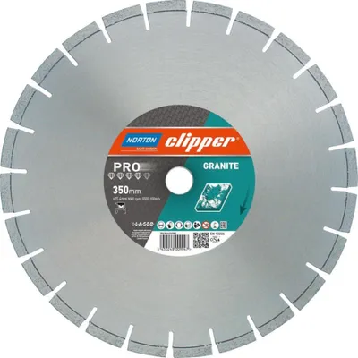 Produktbild von Norton Clipper Diamant-Trennscheibe Granite 350 x 25,4 mm