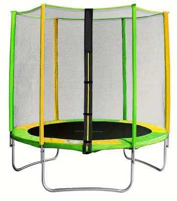 Immagine prodotto di Trampolino da esterno – Trampolino per il fitness – Trampolino per adulti – 152 cm – Con rete di sicurezza – Portata massima: 150 kg