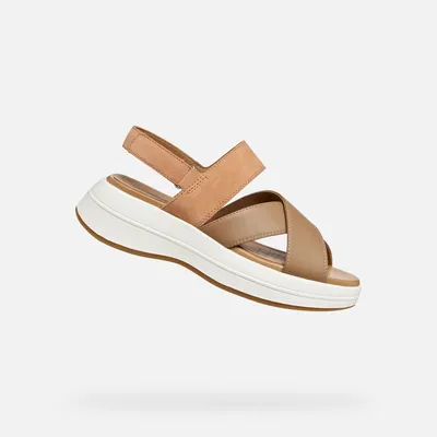 Produktbild von Geox Braune Damensandalen Spherica Ecub-3 S 35
