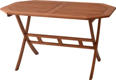 Produktbild von Merxx Gartentisch Borkum, rechteckig, klappbar 135 x 85 cm- Eukalyptus