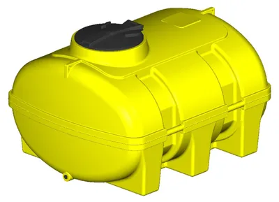 Immagine prodotto di Contenitore per acqua / Contenitore di trasporto da 1000 litri, modello AQUA-FLEX, colore giallo