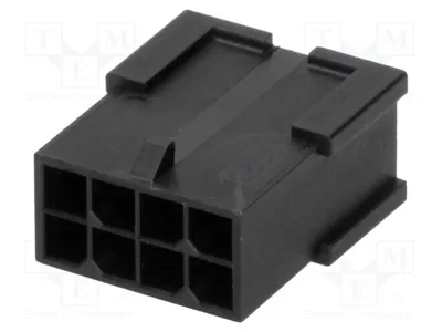 Produktbild von 2x Stecker 3.0 3mm männlich Leitung-Leitung PIN: 8 43020-0801 Signteckverbinder,