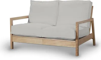 Produktbild von Dekoria Bezug für Lillberg 2-Sitzer Sofa, hellgrau, Sofahusse, Lillberg 2-Sitzer
