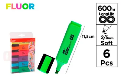 Obrázek produktu pro Zakreślacz fluorescencyjny 6szt