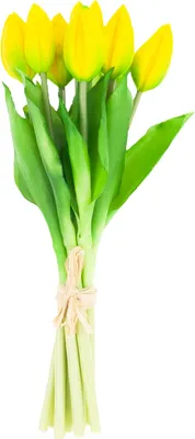 Obrázek produktu pro Tulipány svazek gumové květiny jako živé-Lux 9ks