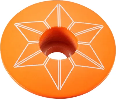Produktbild von Supacaz Steuersatzkappe Starcapz Powercoated , Neon Orange