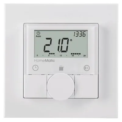 Zdjęcie produktu dla HomeMatic HM-TC-IT-WM-W-EU, Biały, 0,5 °C, 86 mm, 21,5 mm, 86 mm