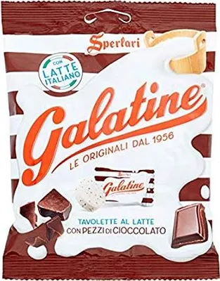 Produktbild von Sperlari Süßigkeiten Galatine mit Milch Geschmack Schokolade Bonbon 115g