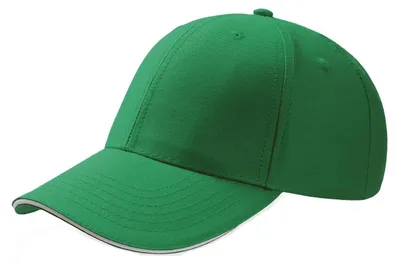 Image de Casquette de baseball Atlantis Sport à 6 panneaux LT885 (taille unique) (verte)