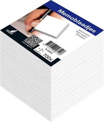 Produktbild von kangaro Zettelboxeinlagen 90 x 90 mm 700 Blatt weiß