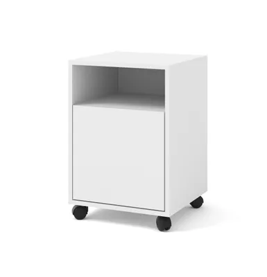 Obrázek produktu pro BIMOTION pojízdný podstavec pod stůl 41x40x59 cm BÍLÝ MATNÝ