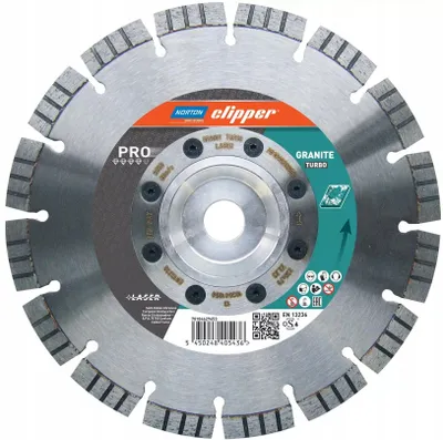 Produktbild von Norton Clipper PRO Granite Turbo Diamanttrennscheibe 115 mm