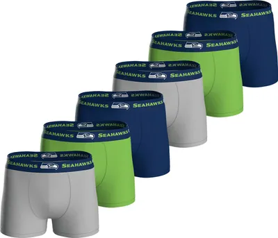 Produktbild von Huddle Herren Boxer Seattle Seahawks 6-Pack nny-grn-mgr - Größe XL