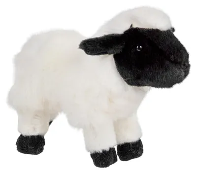 Produktbild von Kuscheltier Schaf stehend 27 cm schwarz/weiß Stoffschaf