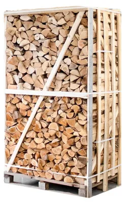 Produktbild von Palette kammergetrocknetes gespalten Birken/Esche Brennholz mischfeuerholz 25cm
