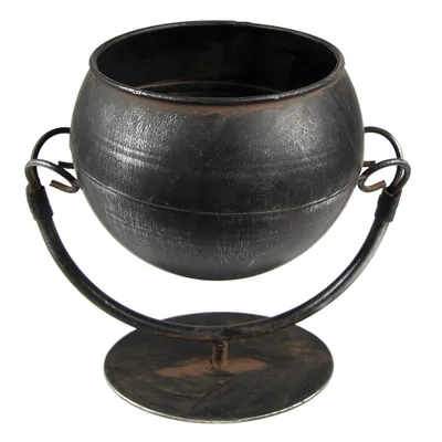 Produktbild von Clayre & Eef Blumentopf Ø 11x19 cm Schwarz Eisen