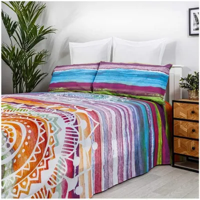 Immagine prodotto di Artean J.C., set di colori ad acquerello, coperta, 150 x 190/200 cm, multicolore