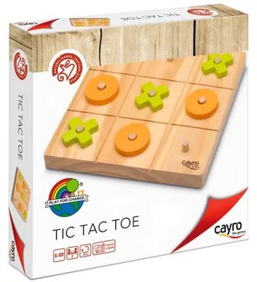 Immagine prodotto di Tic Tac Toe Cayro Tic Tac Toe in legno 20 x 20 x 4 cm