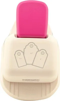 Produktbild von Vaessen Creative | 3-in-1 Etikettenstanzer Jakobsmuschel
