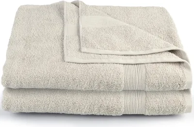 Zdjęcie produktu dla Zestaw dwóch ręczników do sauny Bari, 80 x 200 cm, kolor srebrnoszary, bawełna frotte, gęstość 500 g/m²