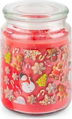 Zdjęcie produktu dla Świeca W Szkle Z Pokrywką 510G Piernik