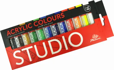 Produktbild von Phoenix Acrylfarben-Set 12x12ml