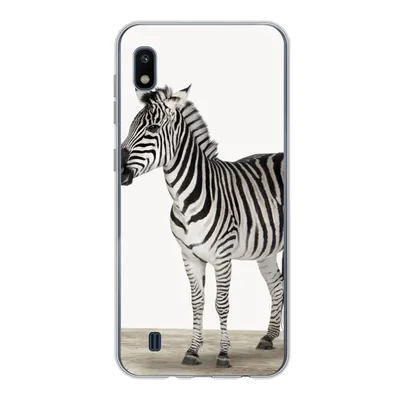 Produktbild von MuchoWow® Handyhülle Schutzhülle Hülle für Samsung Galaxy A10 Zebra - Mädchen - Tiere - Kinder - Jungen Silikon Softcase Handy Hülle - Schutzhülle