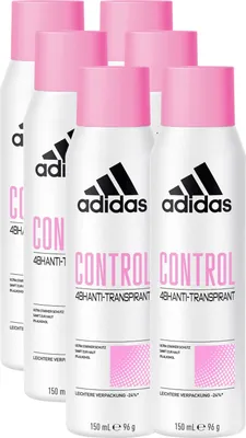 Produktbild von Adidas Woman Control 48H Anti-Transpirant Deo Body Spray 150ml (6er Pack)