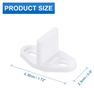 Produktbild von 2 Stš¹ck Scheunentor-Boden, Schiebetš¹r-Boden, Schiebetš¹r-Bodenfš¹hrung fš¹r Scheunentor, T-Form-Fš¹hrung, Bodenfš¹hrung fš¹r Scheunentor Bodenmontage Universal, Wei?