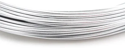 Produktbild von Vintageparts Aluminiumdraht Silberfarben 0,8 mm Durchmesser 10 m