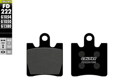 Immagine prodotto di Pastiglie freno Galfer FD222G1050 Semi-Metal SCOOTER anteriore per Daelim SQ Freewing B-Bone S2 Fi Otello 125 ccm