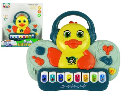 Obrázek produktu pro Interaktivní Pianinko Kačenka DJ Zvuk Instrume