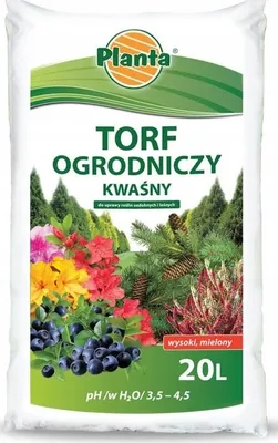 Obrázek produktu pro Kyselá zahradní rašelina pro borůvky 20 litrů