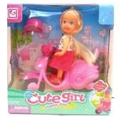Produktbild von Puppe auf einem Roller – Pegaz Toys