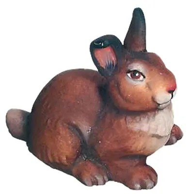 Holz-Hase handgeschnitzt, 14 cm, Tiroler Stil