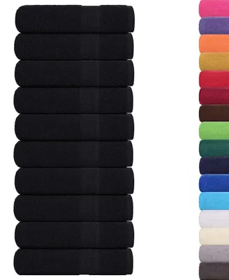 Immagine prodotto di vidaXL Asciugamani FROGN, 10 pezzi, nero, 50x100 cm, 360 g/m²