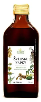 Produktbild von Schwedische Tropfen 200ml Grešík