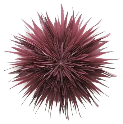 Only Natural – Papier-Lampenschirm – Rot – 80 cm – Ansicht 1