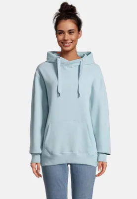 Produktbild von salzhaut Uni Hoodie ODDEBODJE XL Kuscheliger Kapuzenpullover Oversized für Damen & Herren – Maritimer Sweat-Pullover aus 100% Baumwolle – Designed in Hamburg