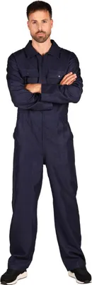 Produktbild von Kostüm für Herren "Michael Halloween" | Overall Langarm Dunkelblau Größe: XL/XXL