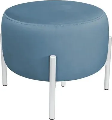 Obrázek produktu pro Pufa WILFRED MG VELVET tmavě modrá/bílá