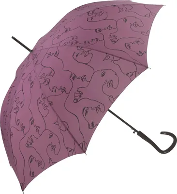 Produktbild von Pierre Cardin Stockschirm Damenregenschirm Öffnungsautomatik Linienmotiv Elegant