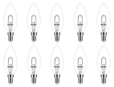 Produktbild von Modee E14 Halogen Kerzenlampe 28W 370lm 2700K Warmweiß Dimmbar 10 Stück